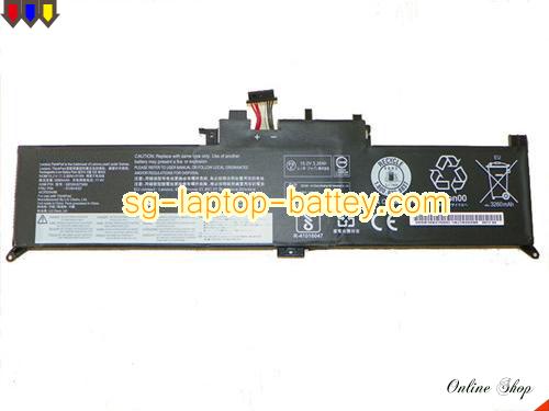Genuine LENOVO 00HW026 Laptop Battery SB10F46464 rechargeable 2950mAh, 44Wh Black In Singapore 