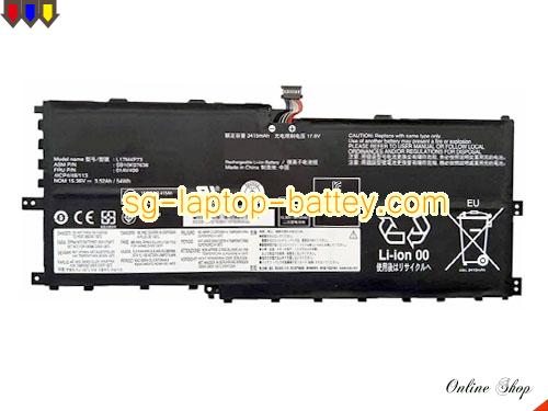 Genuine LENOVO L17M4P73 Laptop Battery SB10K97638 rechargeable 3520mAh, 54Wh Black In Singapore 