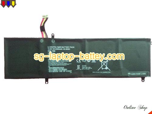 Genuine GIGABYTE GNCH40 Laptop Battery GNC-H40 rechargeable 4300mAh, 64Wh Black In Singapore 