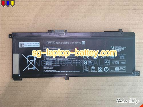 Genuine HP L43248-541 Laptop Battery L43248-AC1 rechargeable 3470mAh, 55.67Wh Black In Singapore 