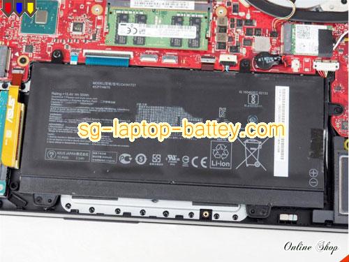 Genuine ASUS 4ICP74870 Laptop Battery 0B200-02900000 rechargeable 3605mAh, 55Wh Black In Singapore 