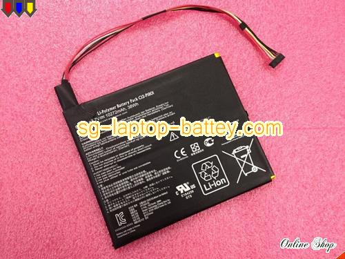 Genuine ASUS C12-P1801 Laptop Battery  rechargeable 10272mAh, 38Wh Black In Singapore 