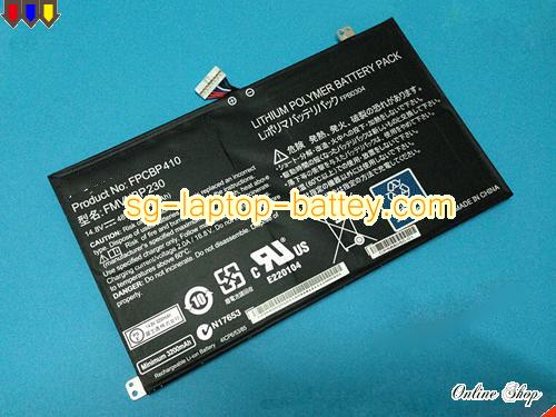 Genuine FUJITSU FPCBP410 Laptop Battery FPB0304 rechargeable 3300mAh, 48Wh Black In Singapore 