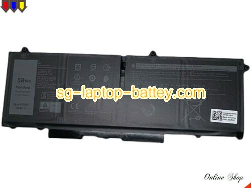 Genuine DELL 07KRV Laptop Battery H4PVC rechargeable 3625mAh, 58Wh Black In Singapore 