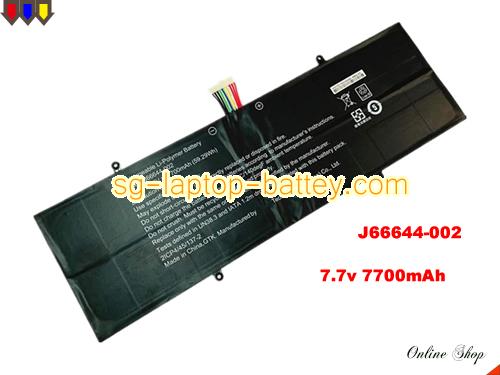 Genuine GETAC J66644-002 Laptop Computer Battery PV077001173I01000463 rechargeable 7700mAh, 59.29Wh  In Singapore 