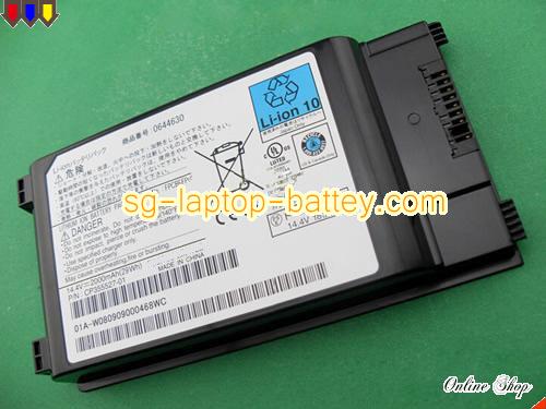 Replacement FUJITSU CP355527-01 Laptop Battery FPCBP192 rechargeable 2000mAh, 29Wh Black In Singapore 