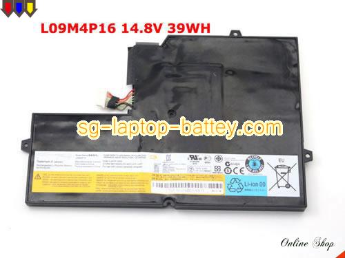 Genuine LENOVO L09M4P16 Laptop Battery 57Y6601 rechargeable 2600mAh, 39Wh Black In Singapore 