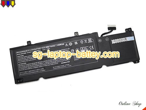 Genuine CLEVO NV40BAT-4 Laptop Battery  rechargeable 3175mAh, 49Wh Black In Singapore 