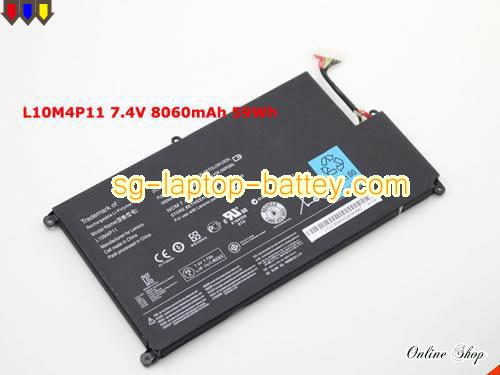 Genuine LENOVO 121500059 Laptop Battery L10M4P11 rechargeable 59Wh, 8.06Ah Black In Singapore 