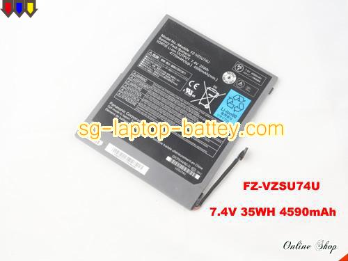 Genuine PANASONIC VZ-VZSU74U Laptop Battery VZSU74U rechargeable 4770mAh, 35Wh Grey In Singapore 