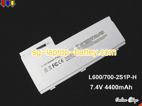 Genuine SAMSUNG 700-2S1p-H Laptop Battery L600 rechargeable 4400mAh, 29.6Wh White In Singapore 