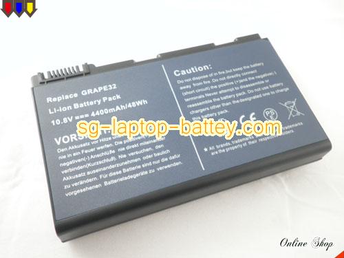 Replacement ACER BT.00604.011 Laptop Battery TM00741 rechargeable 5200mAh Black In Singapore 