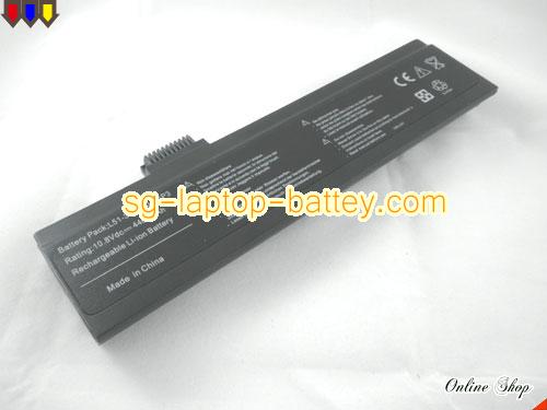 Replacement UNIWILL L51-3S4000-S1P3 Laptop Battery 23GL1GA0F-8A rechargeable 4400mAh Black In Singapore 