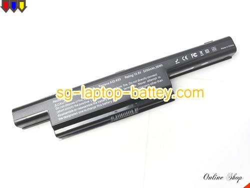 Replacement ASUS A42-K93 Laptop Battery A32-A93 rechargeable 5200mAh, 56Wh Black In Singapore 