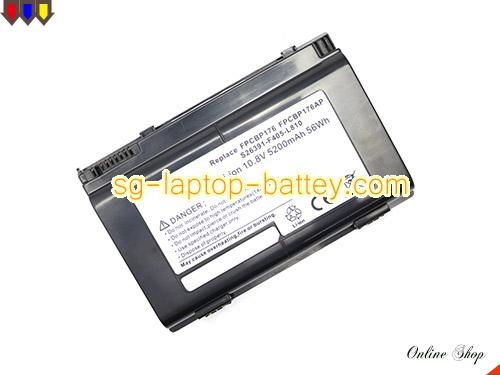 Genuine FUJITSU FPCBP251 Laptop Battery 0644680 rechargeable 5200mAh, 56Wh Black In Singapore 