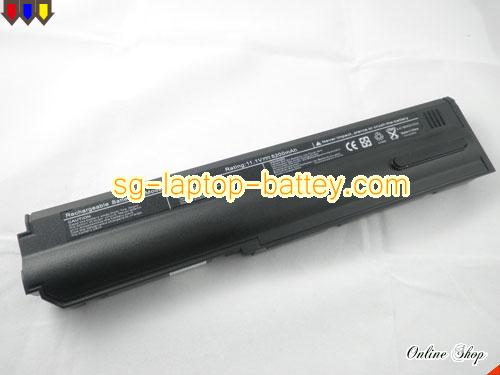 Replacement CLEVO M545BAT-6 Laptop Battery 6-87-M54GS-4D3A rechargeable 4400mAh Black In Singapore 