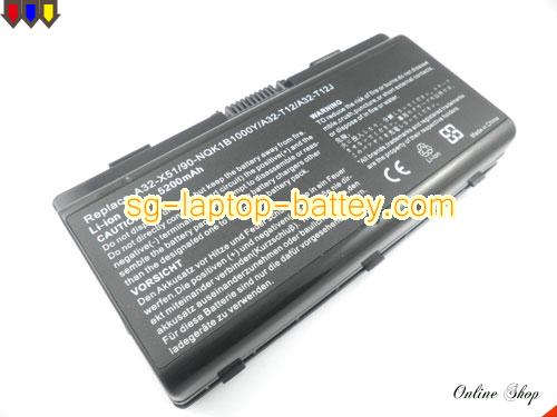 Replacement ASUS A32-T12J Laptop Battery 90NQK1B1000Y rechargeable 5200mAh Black In Singapore 
