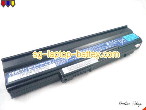 Genuine GATEWAY AS09C31 Laptop Battery AS09C70 rechargeable 4400mAh Black In Singapore 