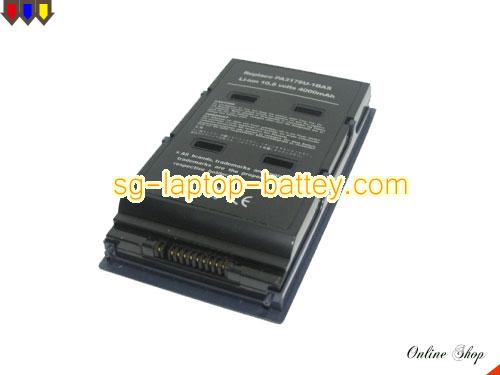 Replacement TOSHIBA PA3178 Laptop Battery PA3211U-1BAS rechargeable 4400mAh Black In Singapore 