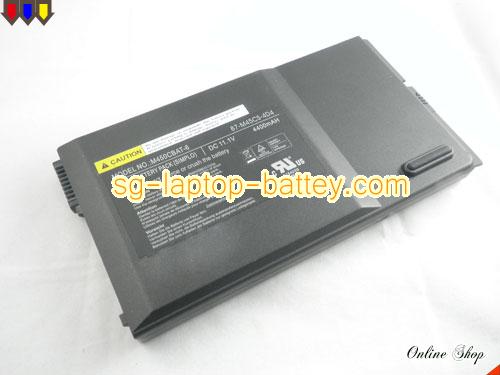 Replacement CLEVO 87-M45CS-4D4 Laptop Battery 387-M40AS-4D6 rechargeable 4400mAh Black In Singapore 