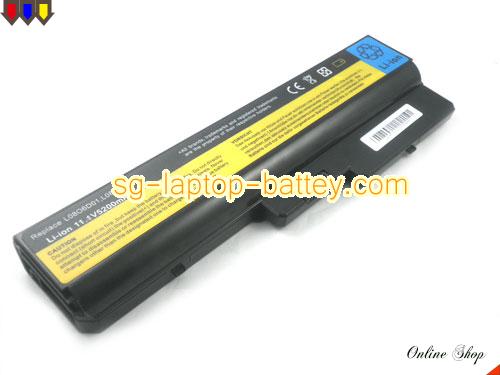 Replacement LENOVO L08O6D01 Laptop Battery L08O6D02 rechargeable 5200mAh Black In Singapore 