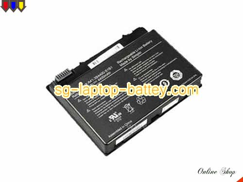 Replacement HASEE A41-3S4400-S1B1 Laptop Battery A41-3S4400-G1L3 rechargeable 4400mAh Black In Singapore 