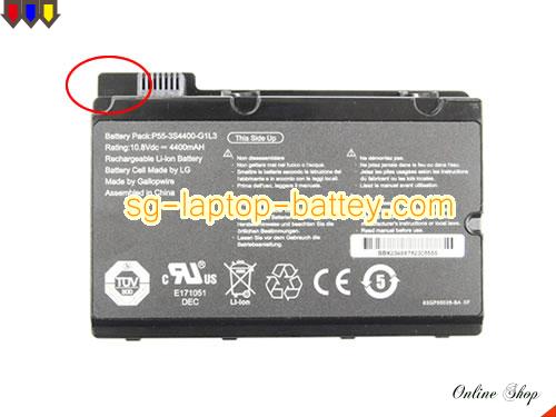 Replacement FUJITSU 3S3600-S1A1-07 Laptop Battery 3S4400-S1S5-07 rechargeable 4400mAh Black In Singapore 