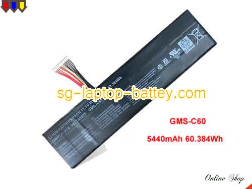 Genuine RAZER GMSC60 Laptop Battery 961TA002F rechargeable 5440mAh, 60.384Wh Black In Singapore 
