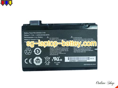 Replacement HASEE F50-3S4400-C1S5 Laptop Battery  rechargeable 4400mAh Black In Singapore 