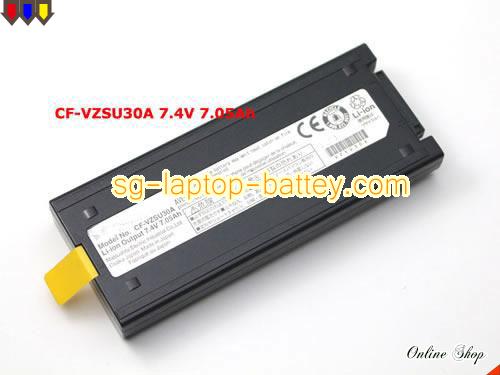 Genuine PANASONIC CF-VZSU30B Laptop Battery CF-VZSU30A rechargeable 7650mAh, 7.65Ah Black In Singapore 