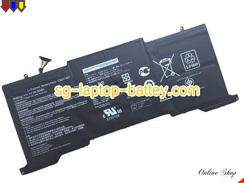 Genuine ASUS C32-N1301 Laptop Battery C32N1301 rechargeable 50Wh Black In Singapore 