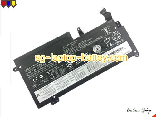Genuine LENOVO 01AV437 Laptop Battery SB10J78999 rechargeable 3735mAh, 42Wh Black In Singapore 
