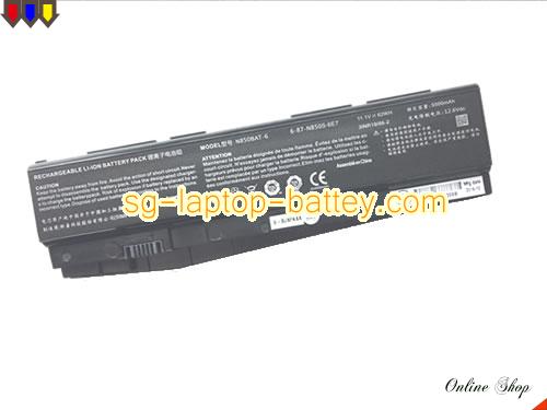 Genuine CLEVO 6-87-N850S-6U71 Laptop Battery 6-87-N850ES-6E7 rechargeable 5500mAh, 62Wh Black In Singapore 
