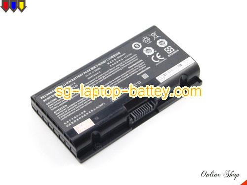 Genuine CLEVO PB50BAT-6 Laptop Battery 3INR19/66-2 rechargeable 5500mAh, 62Wh Black In Singapore 