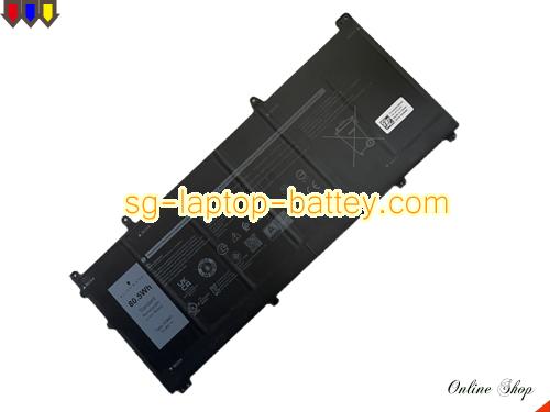 Genuine DELL V4N84 Laptop Battery VG661 rechargeable 6709mAh, 80.5Wh Black In Singapore 