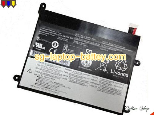 Genuine LENOVO 42T4966 Laptop Battery 42T4965 rechargeable 3250mAh, 25Wh Black In Singapore 