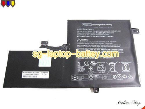 Genuine HP HSTNNIB7W Laptop Battery 9183401C1 rechargeable 4050mAh, 45Wh Black In Singapore 
