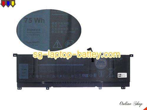 Genuine DELL 0TMFYT Laptop Battery 8N0T7 rechargeable 6580mAh, 75Wh Black In Singapore 