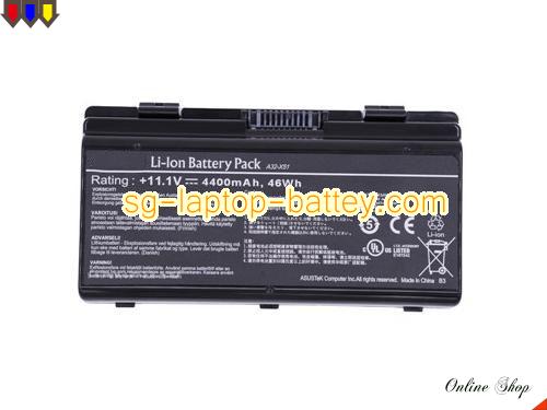 Genuine ASUS A31X58 Laptop Battery 07G016QG1865 rechargeable 4400mAh, 46Wh Black In Singapore 