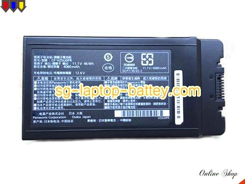 Genuine PANASONIC CF-VZSUOGW Laptop Battery CF-VZSU0GW rechargeable 4080mAh, 46Wh Black In Singapore 