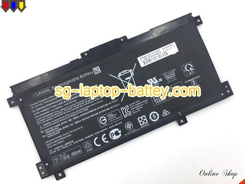 Genuine HP HSTNN-UB7IHSTNNUB7I Laptop Battery TPNW127 rechargeable 4600mAh, 56Wh Black In Singapore 