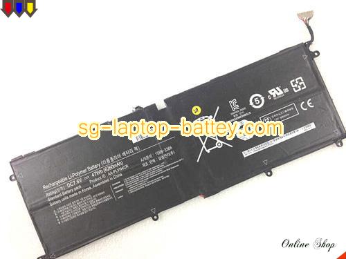 Genuine SAMSUNG AA-PLVN4CR Laptop Battery PLVN4CR rechargeable 6260mAh, 47Wh Black In Singapore 
