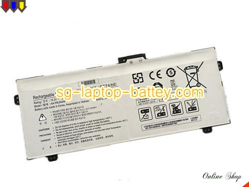 Genuine SAMSUNG AAPBUN4NP Laptop Battery AA-PBUN4NP rechargeable 3750mAh, 57Wh White In Singapore 