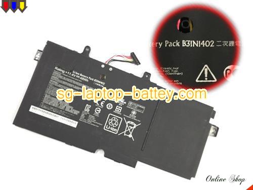 Genuine ASUS 0B200-01050000 Laptop Battery B31N1402 rechargeable 4220mAh, 48Wh Black In Singapore 