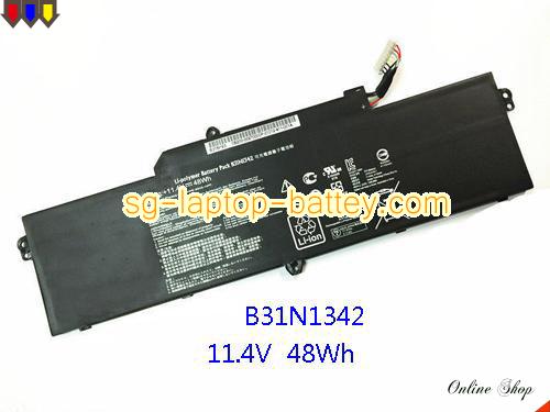 Genuine ASUS B31N1342 Laptop Battery  rechargeable 48Wh Black In Singapore 