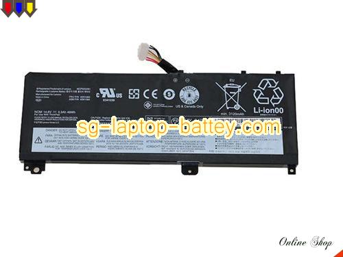 Genuine LENOVO 45N1085 Laptop Battery 45N1084 rechargeable 3300mAh, 48Wh Black In Singapore 