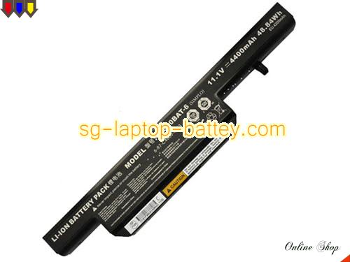 Genuine CLEVO 6-87-C480S-4P42 Laptop Battery 6-87-C480S-4G48 rechargeable 4400mAh, 48.84Wh Black In Singapore 