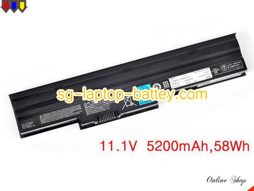 Replacement FUJITSU FMVNBP197 Laptop Battery FPCBP276 rechargeable 5200mAh, 58Wh Black In Singapore 