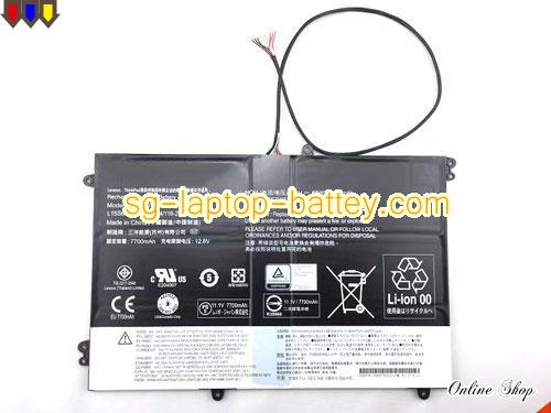 Genuine LENOVO 3ICP554116-2 Laptop Battery SB10K10388 rechargeable 7920mAh, 88Wh Black In Singapore 