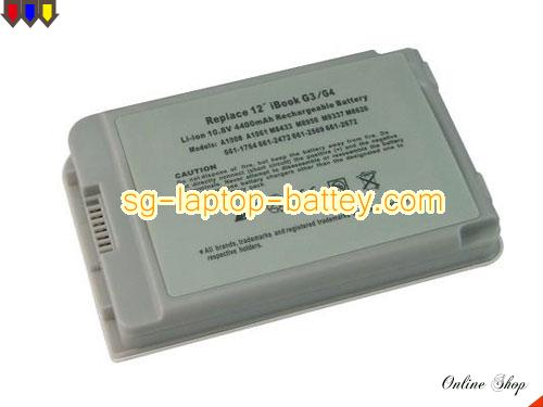 Replacement APPLE M8433G/B Laptop Battery M9337 rechargeable 5200mAh Grey In Singapore 